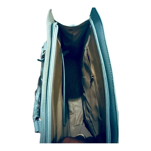 Gloria Vanderbilt Denim Blue-Gray Handbag - Chic & Versatile! New - Picture 9 of 10